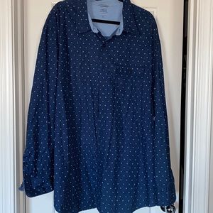 Men’s long sleeve collared shirt size 3XL